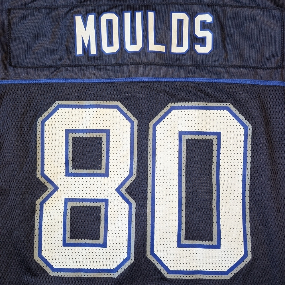 Buffalo Bills Eric Moulds #80 Reebok Jersey Authentic Men's Large NFL Football